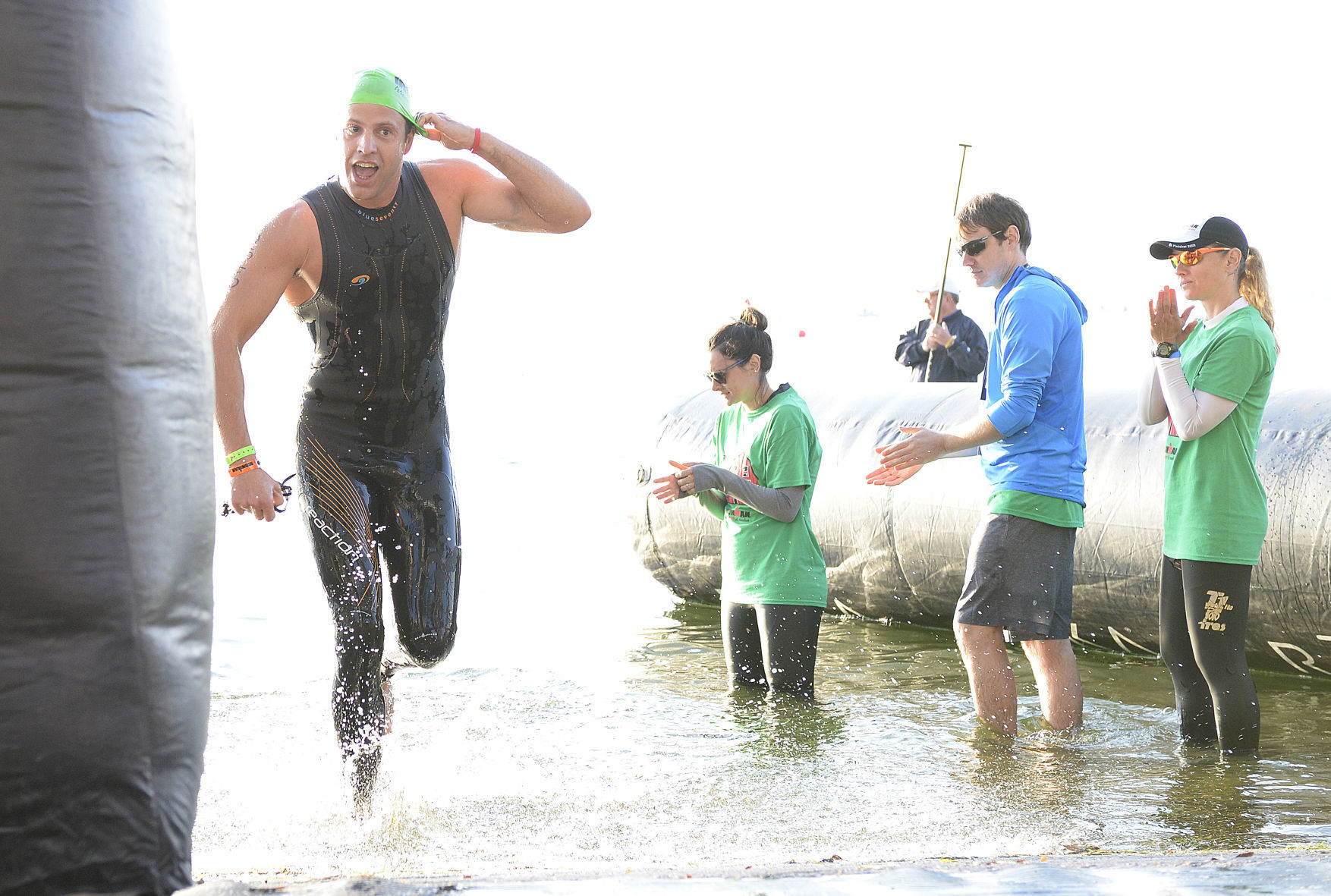 IRONMAN athletes complete first leg